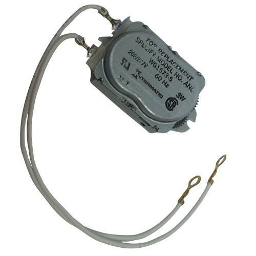 WG1573-10D Clock Motor, 208 to 277 V AC, 60 Hz, 3 W, For Use With T100, T102, T104, T170, T180, T100R201, T1400, T100-20, T100R301, and WH10, WH30, WH40 Series Mechanical Time Switch