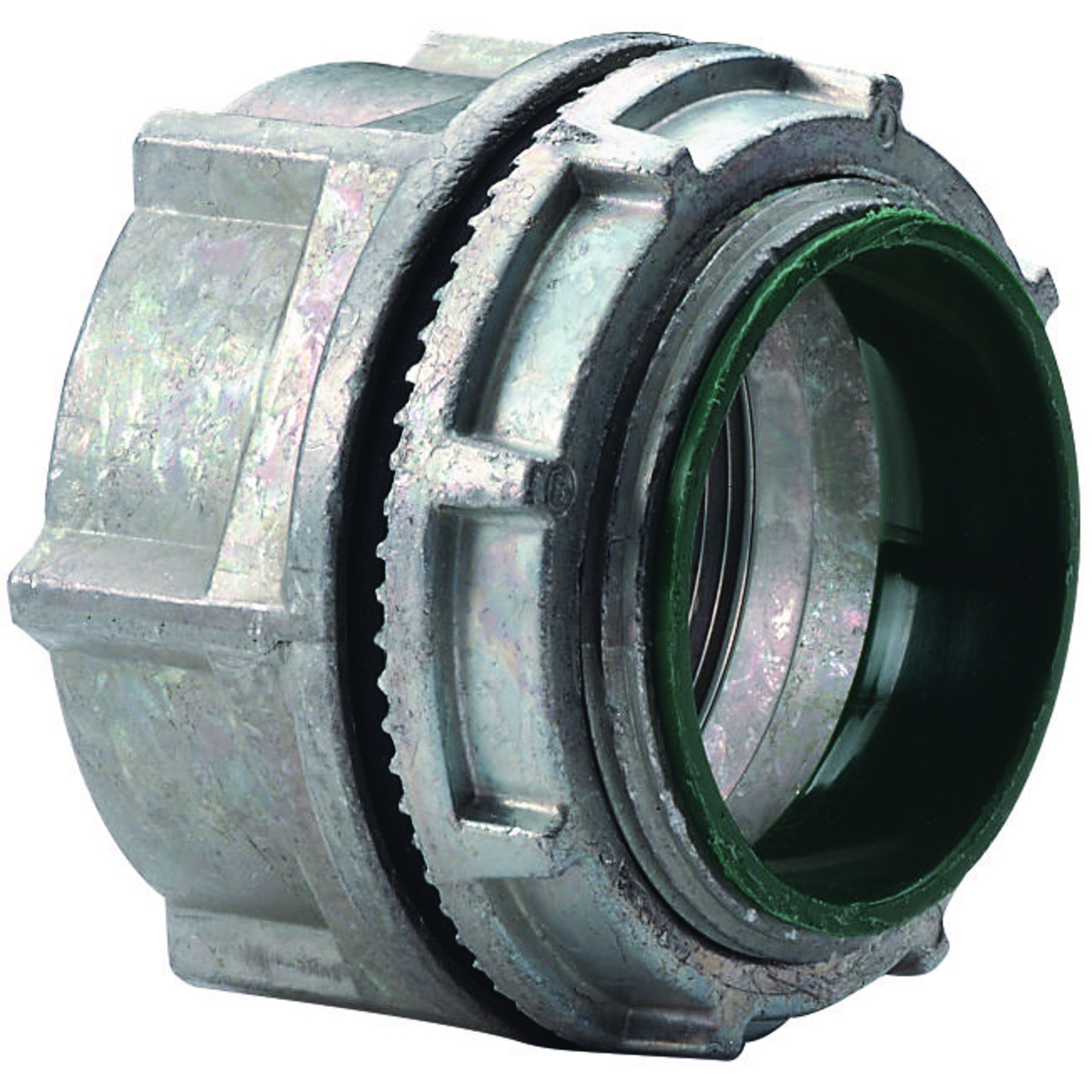 WH-0 Weatherproof Conduit Hub, 4 in, For Use With Electrical Conduit, Die Cast Zinc, Natural
