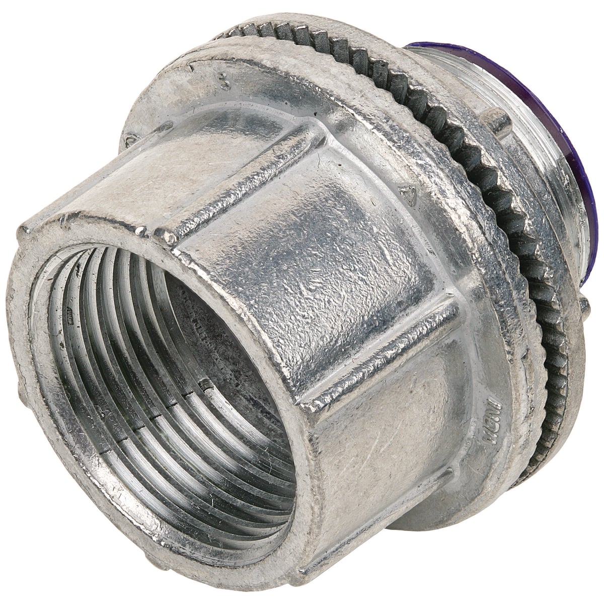WH-5 WH Series Weatherproof Conduit Hub, 1-1/2 in, For Use With Sheet Metal Electrical Enclosure, Die Cast Zinc, Natural