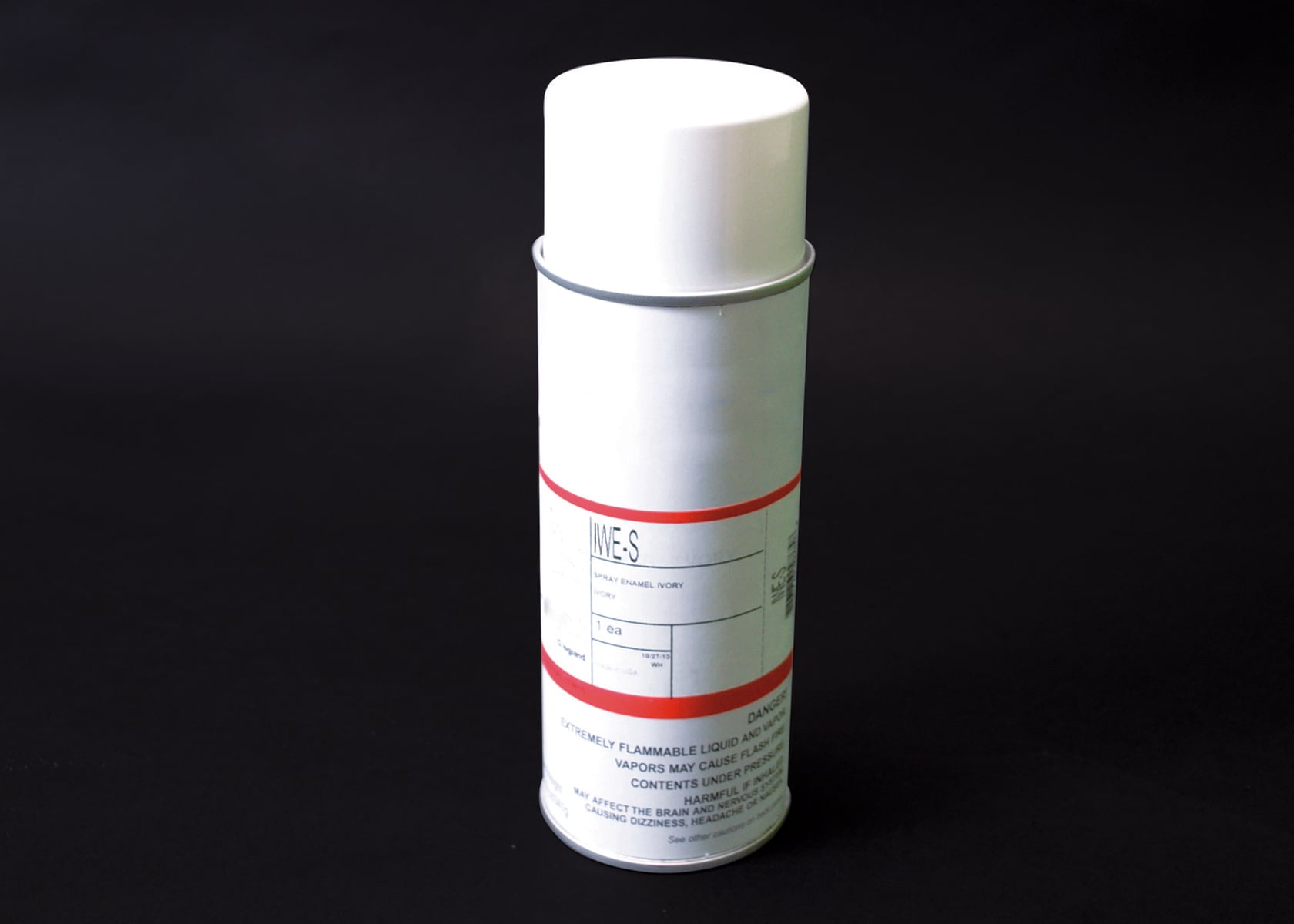 Paint; 12 oz, White Enamel