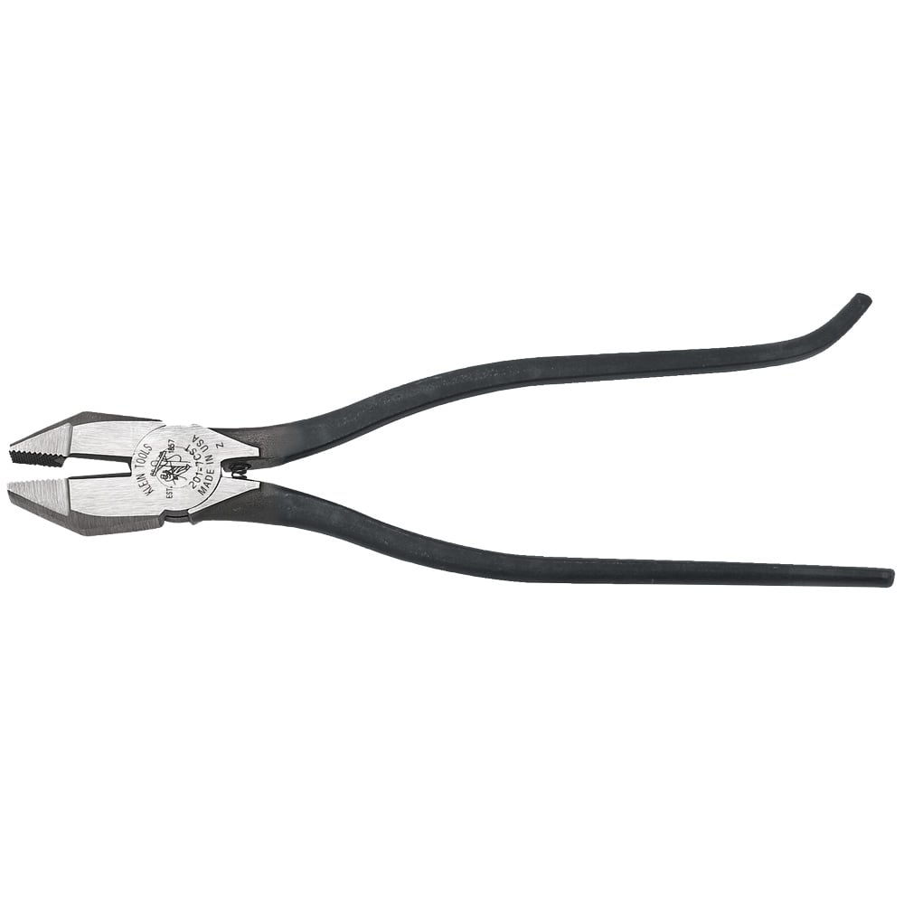 201-7CST Square Nose Ironworkers Plier, 1-9/32 in L x 1-5/32 in W x 1/2 in THK Tool Steel Jaw, 9-1/4 in OAL