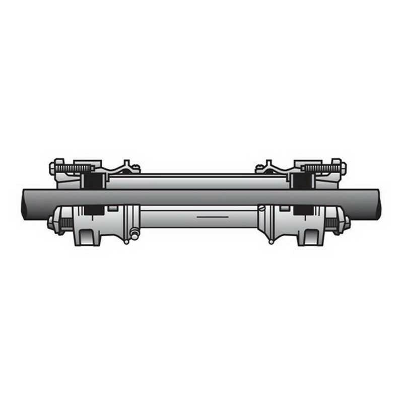 WSK-20-250 Complete Fitting and Cable Sealing Assembly, For Use With Controlled Environment Vaults, Ductile/Malleable Iron, Zinc Epoxy Coated