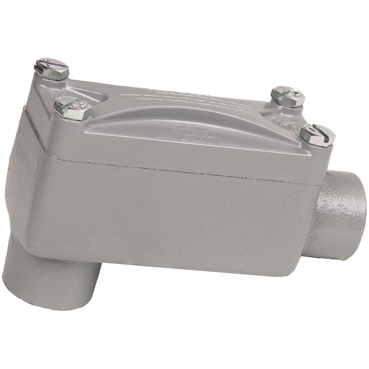 XLB-2 Type LB Conduit Body, 3/4 in Hub, 6.5 cu-in Capacity, Aluminum, Powder Coated