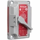 XS SERIES - ALUMINUM 2-POLE TUMBLER SWITCH COVER WITH DEVICE - 20A