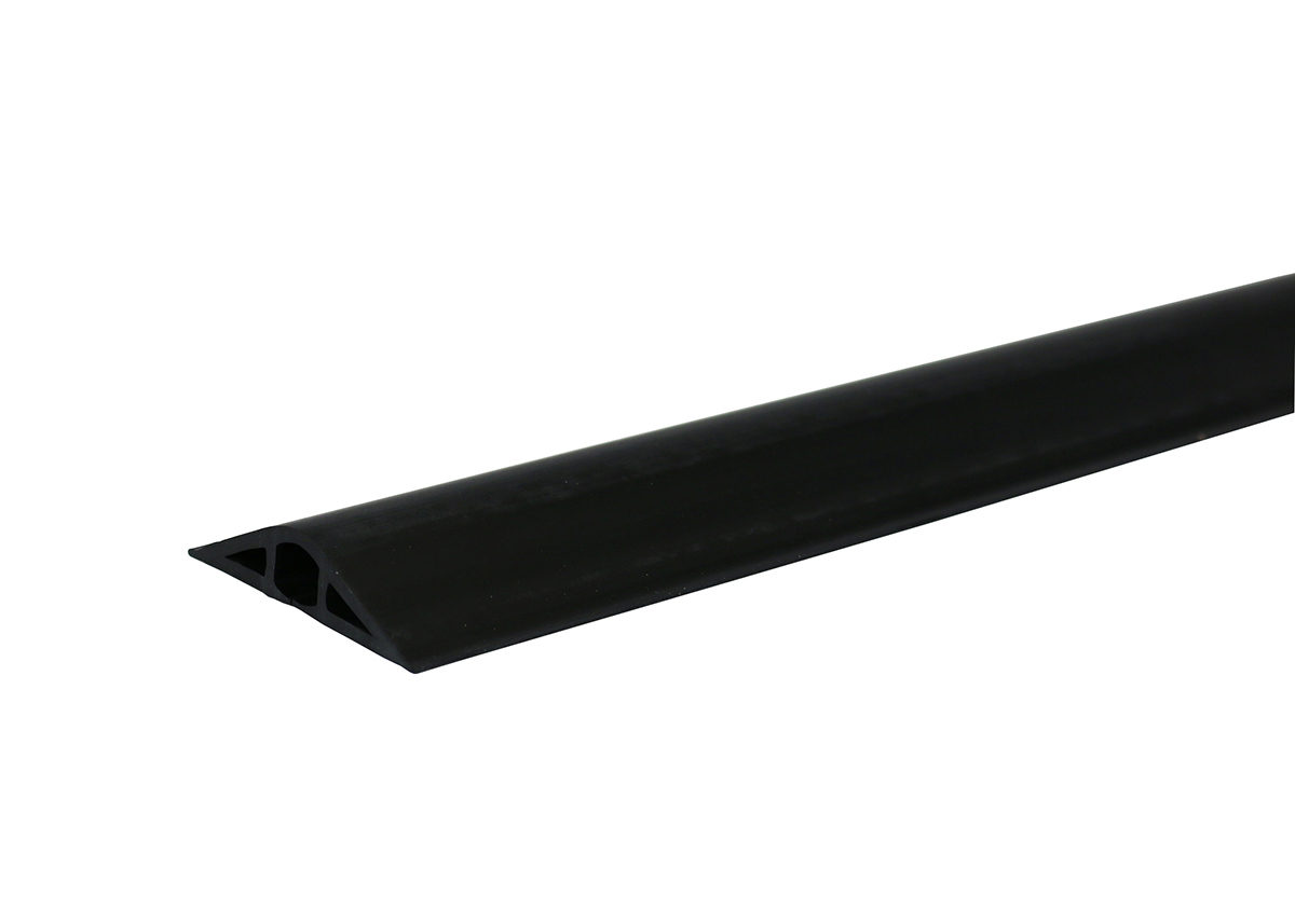 50' Nonmetallic Pancake Overfloor Raceway. Accepts up to 5/16" cable diameter. Yellow
