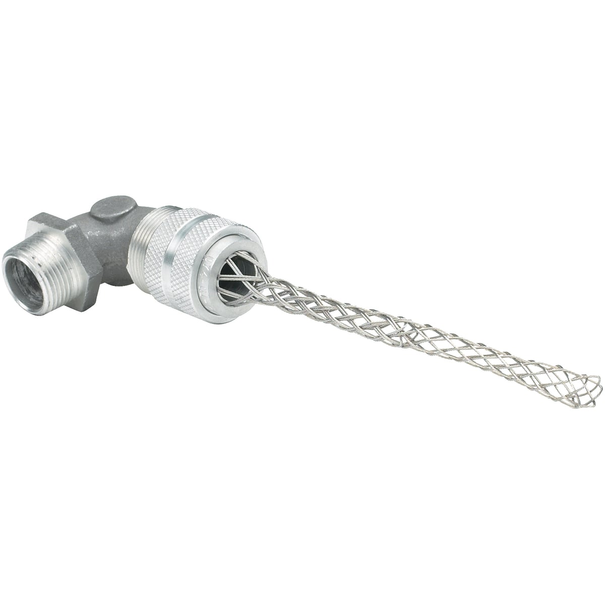 ZN103-EX-MG Increased Safety Cord Connector, 1/2 in Trade, 1 Conductors, 0.187 to 0.25 in Cable Openings, Copper-Free Aluminum, Natural