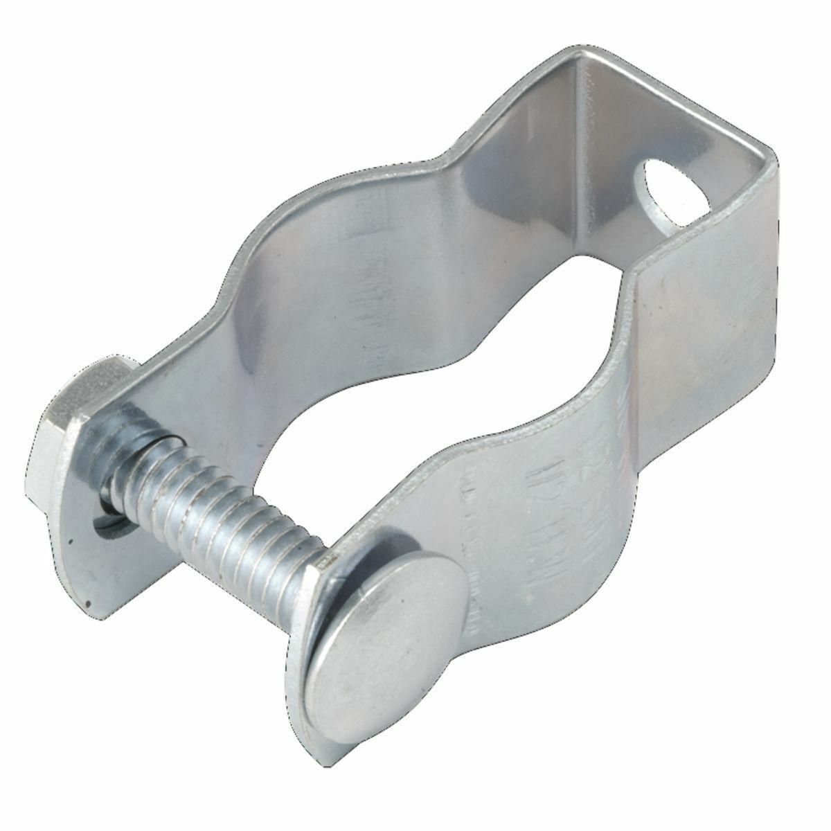 2052 1-Piece Conduit Hanger With Nut and Bolt, #0, For Use With 1/2 in EMT/IMC/Rigid Conduit, Steel, Pre-Galvanized