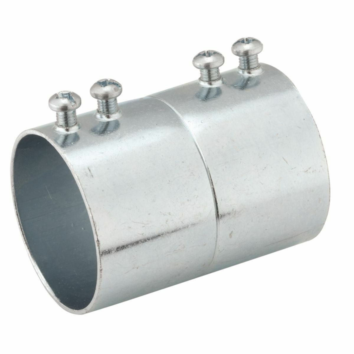 2152 Setscrew Conduit Coupling, 3 in, For Use With EMT/IMC/Rigid Conduit, Steel, Electro-Plated Zinc