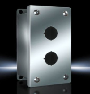 8017728 PB Series Miniature Pushbutton Box, 2.7 in W x 3-1/2 in D, NEMA 4/12/13/4X NEMA Rating, 304 Stainless Steel