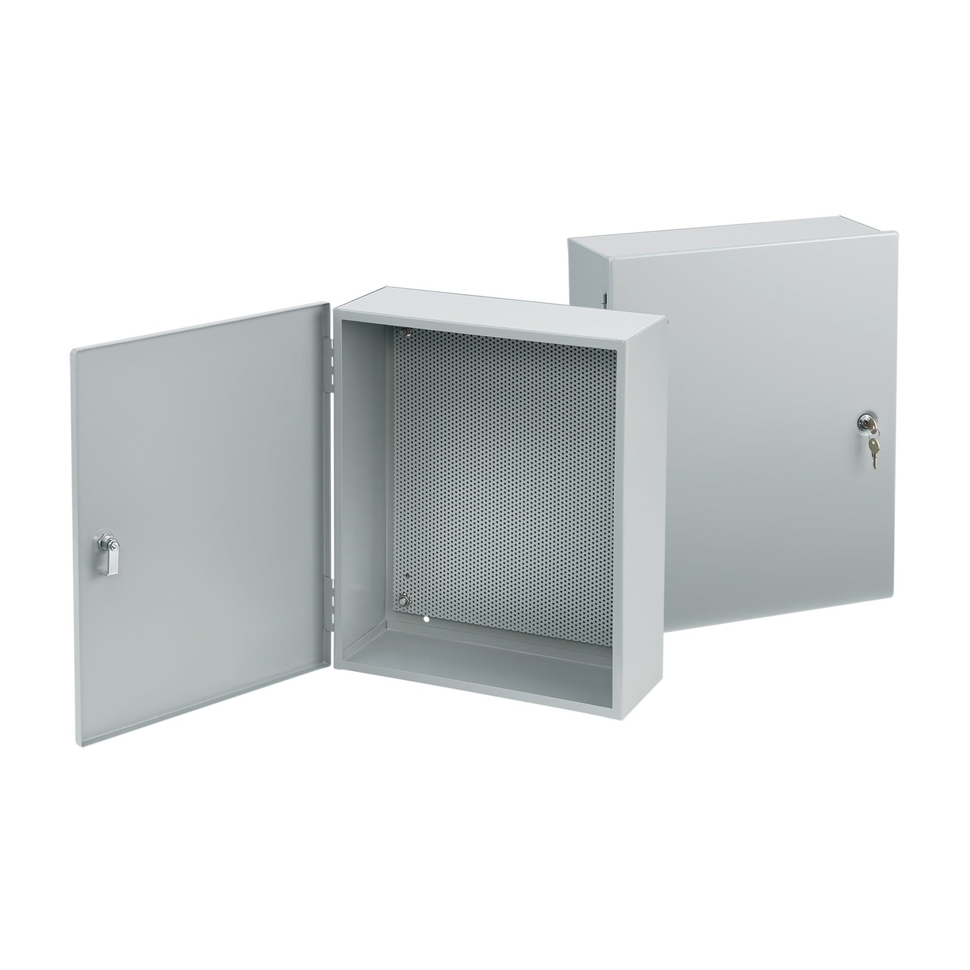 A12126T1PP A1PP Integrated Panel Enclosure, 12 in L x 12 in W x 6 in D, NEMA 1/IP30 NEMA Rating, Steel