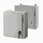Disconnect Enclosure without Handle Type 12, 20x21.38x8, Gray, Steel