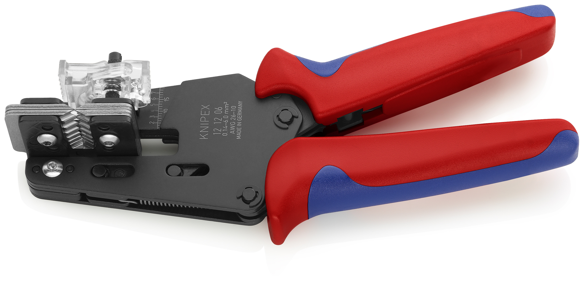 Automatic Wire Stripper 0.14-6.0 mm2, 7 1/2 in., Multi-Component