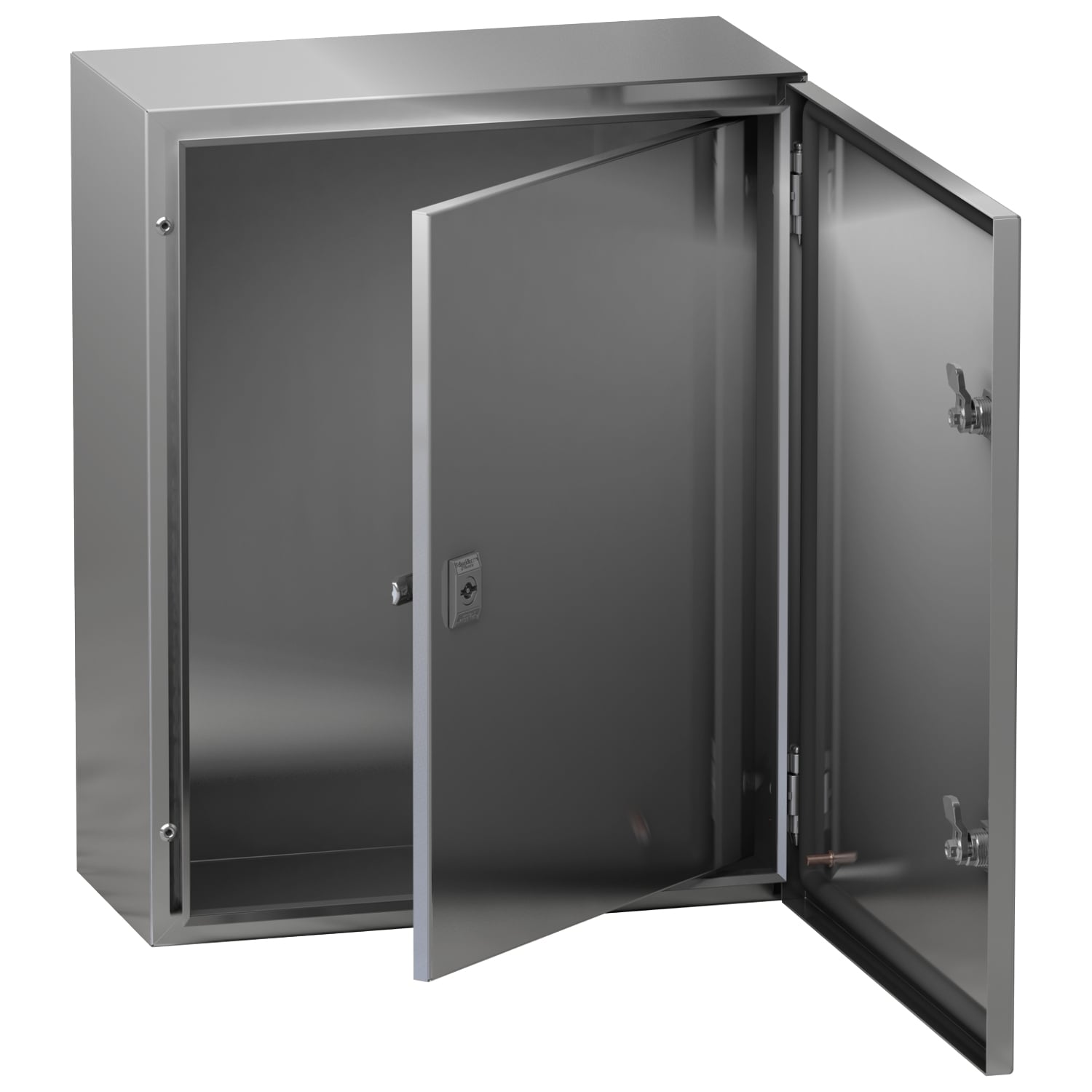 NSYPIN43 Spacial Adjustable Depth Internal Plain Reversible Door, 300 mm W, For Use With Spacial CRN, SD3, S3X, WM Enclosures, Sheet Steel