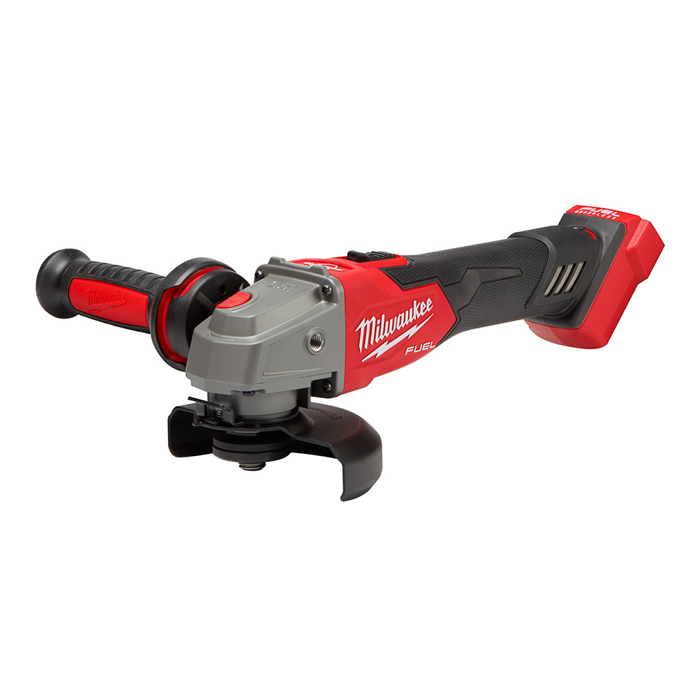 2889-20 M18 Fuel Angle Cordless Variable Speed Braking Grinder, 5 in Dia Wheel, 5/8-11 UNC Arbor/Shank, 18 V, Li-Ion Battery, Sliding Switch