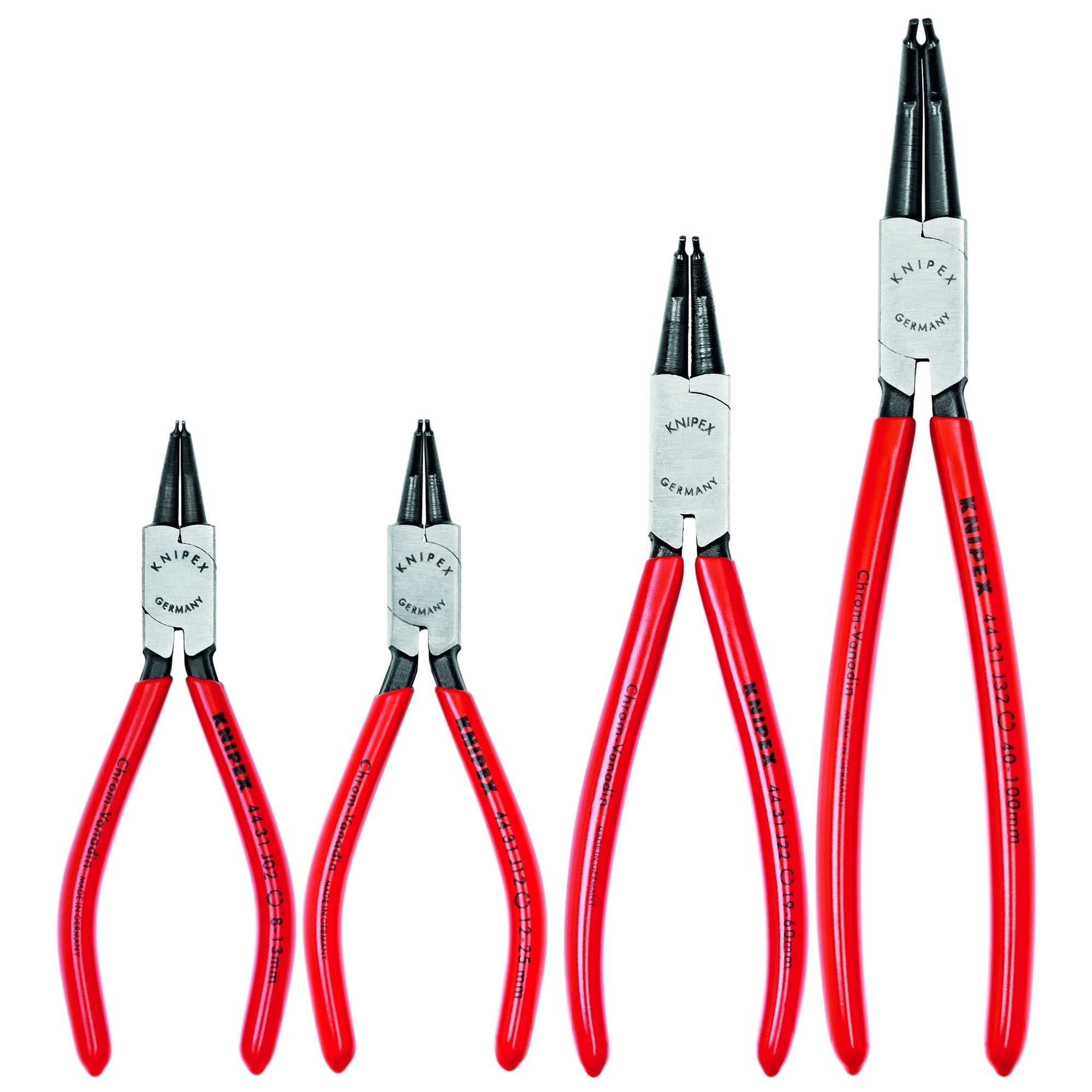 9K 00 19 01 US Circlip Pliers Set, Circlip, 4 Pieces