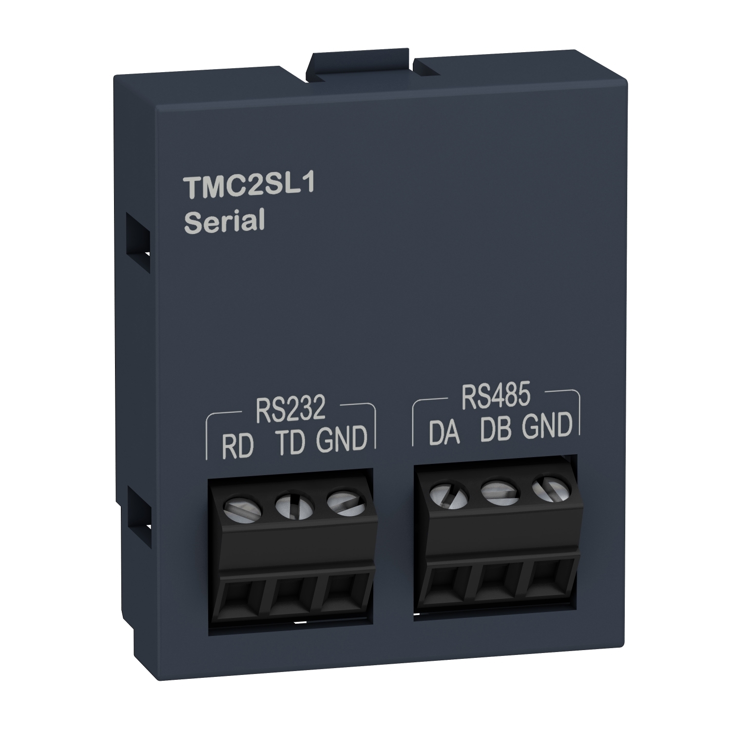 TMC2SL1 Modicon Non-Isolated Serial Line Cartridge, For Use With Modicon M221 Logic Controller and RS232/RS485 Screw Terminal Block