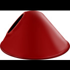 Decorative Angled Cone Shade For Gnled Gooseneck Red