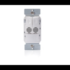 The DW-200 dual technology wall switch sensor combines the benefits of passive infrared (PIR ) and ultrasonic technologies to turn lights ON and OFF based on occupancy. It contains two relays for controlling two independent lighting loads or circuits and a variety of features. (grey)