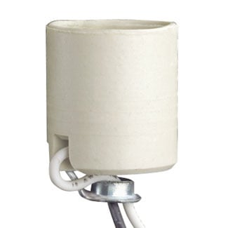 8052-8 1-Circuit 1-Piece Keyless Lampholder, 660 W Lamp, 250 V AC, E26 Lamp