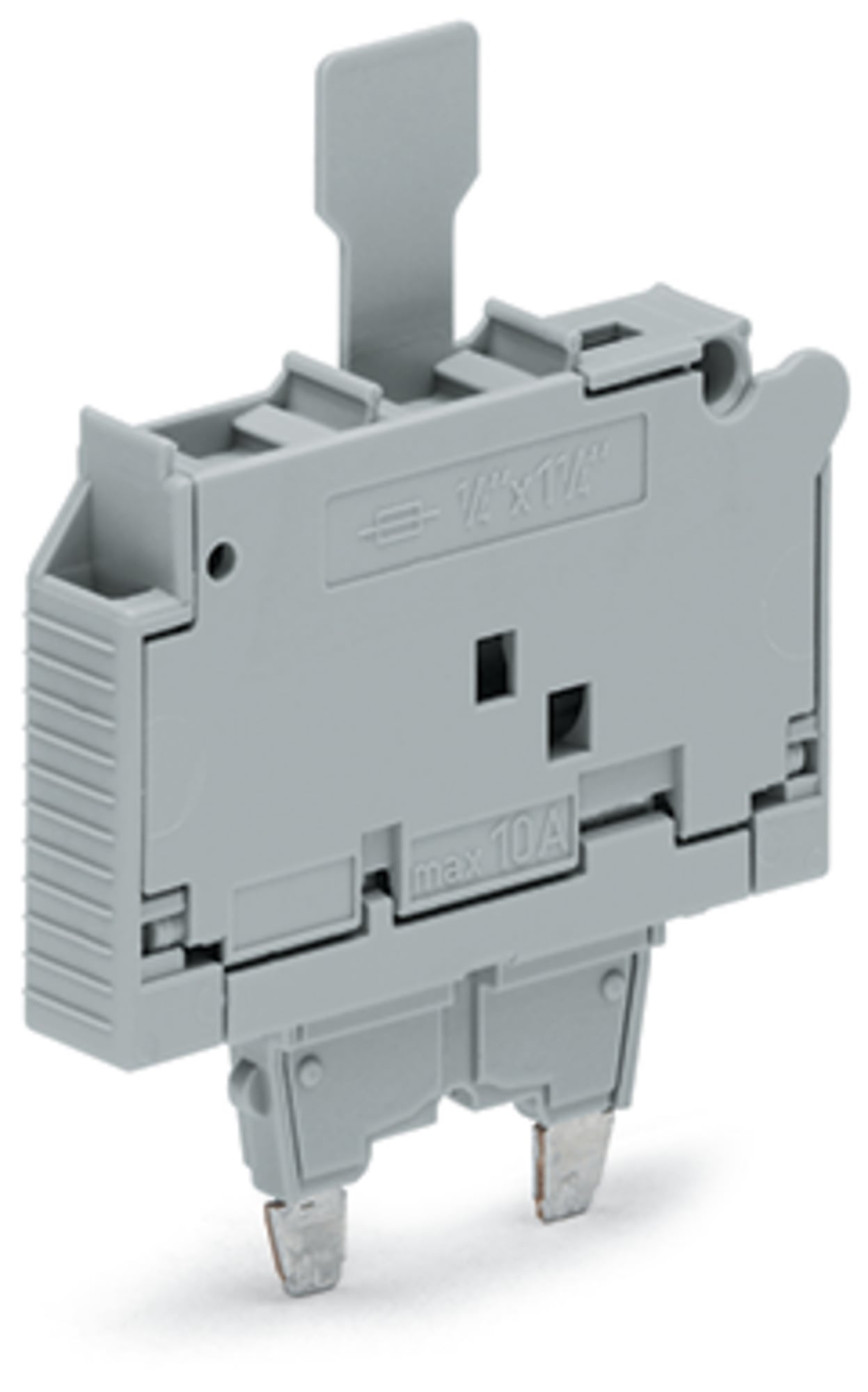 2006-931/1000-541 2006 Fuse Plug, 800 V, 10 A, DIN Rail Mounting