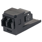 Dupl LC Fibre Adapter (Black) with Modul