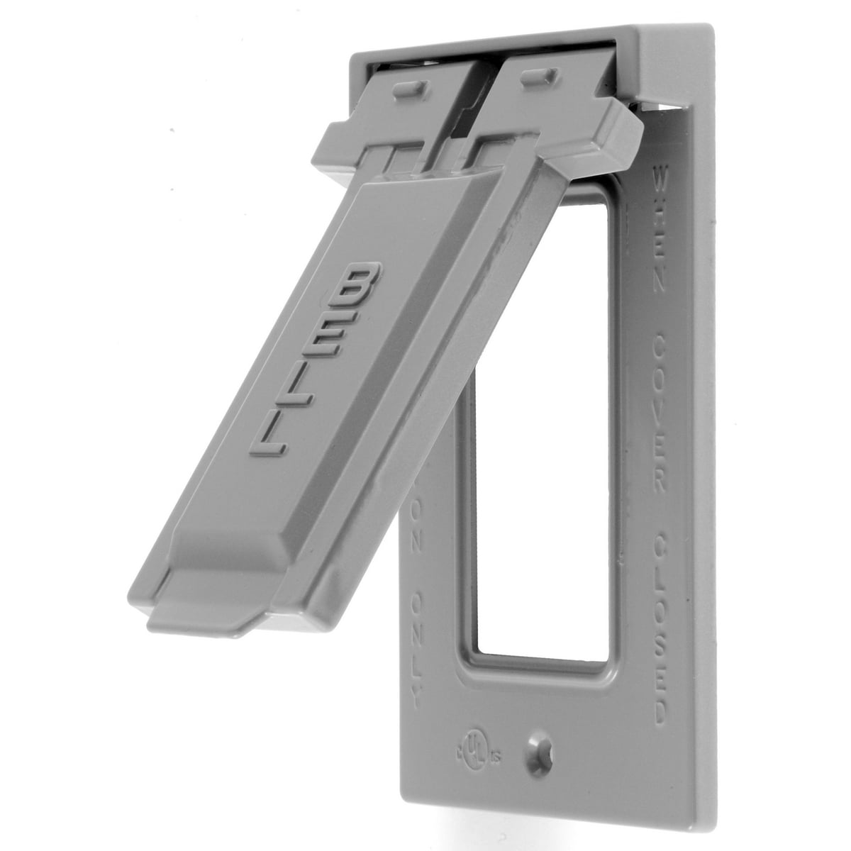 RW51040 Standard Weatherproof While-In-Use Cover With Decorator Opening, 4-1/2 in L x 2-3/4 in W x 1 in D, Cast Zinc