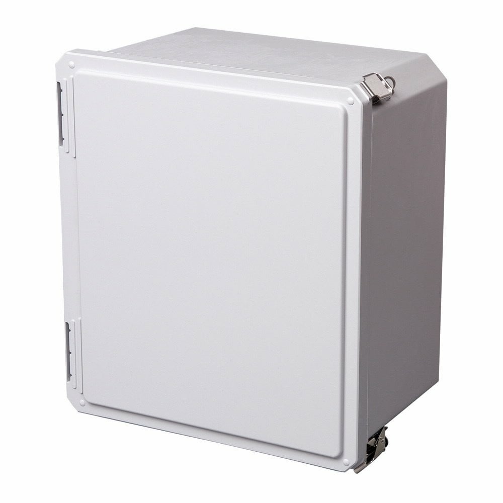 14128-SDFQR Premier JIC Enclosure, 13.86 in W x 8.34 in D x 15.49 in H, NEMA 4X NEMA Rating, Fiberglass Reinforced Polyester