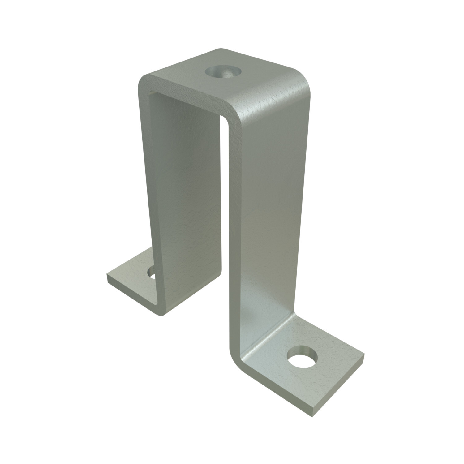 P2473-HG Channel U-Shaped Fitting, 3 Holes, 4-7/8 in L x 1-5/8 in W, For Use With P1001A3 and P5501 Channels, HRPO Steel