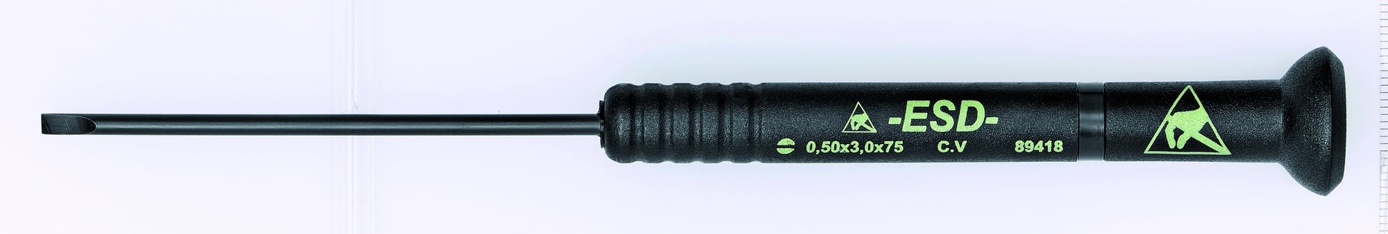 WITTRON ESD 3 in. Slotted, 3.0mm Tip