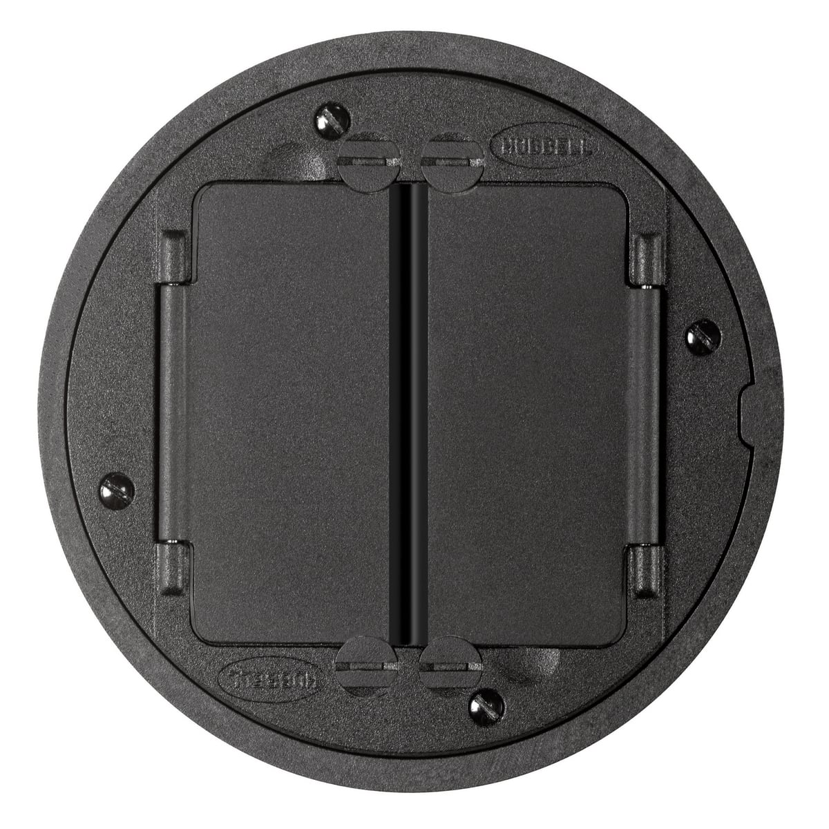 S1TFCBL Standard Floor Box Cover, 5-5/8 in Dia, 5.62 in W, Cast Aluminum