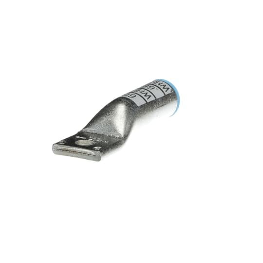 60148 Color-Keyed 1-Hole Non-Insulated Compression Lug, 4/0 AWG Aluminum/Copper Conductor, Die Code: 66H, 3/8 in Stud, Aluminum