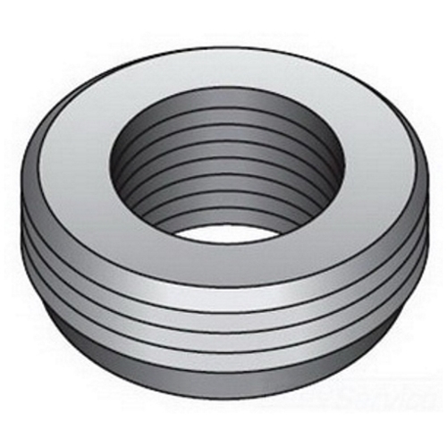 RB-331 RB Series Reducing Bushing, 2 x 1-1/2 in Trade, Malleable Iron, Zinc Electroplated