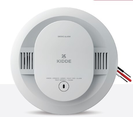 FireX Smoke Alarm, Hardwired with AA Backup Battery, 36 Pack