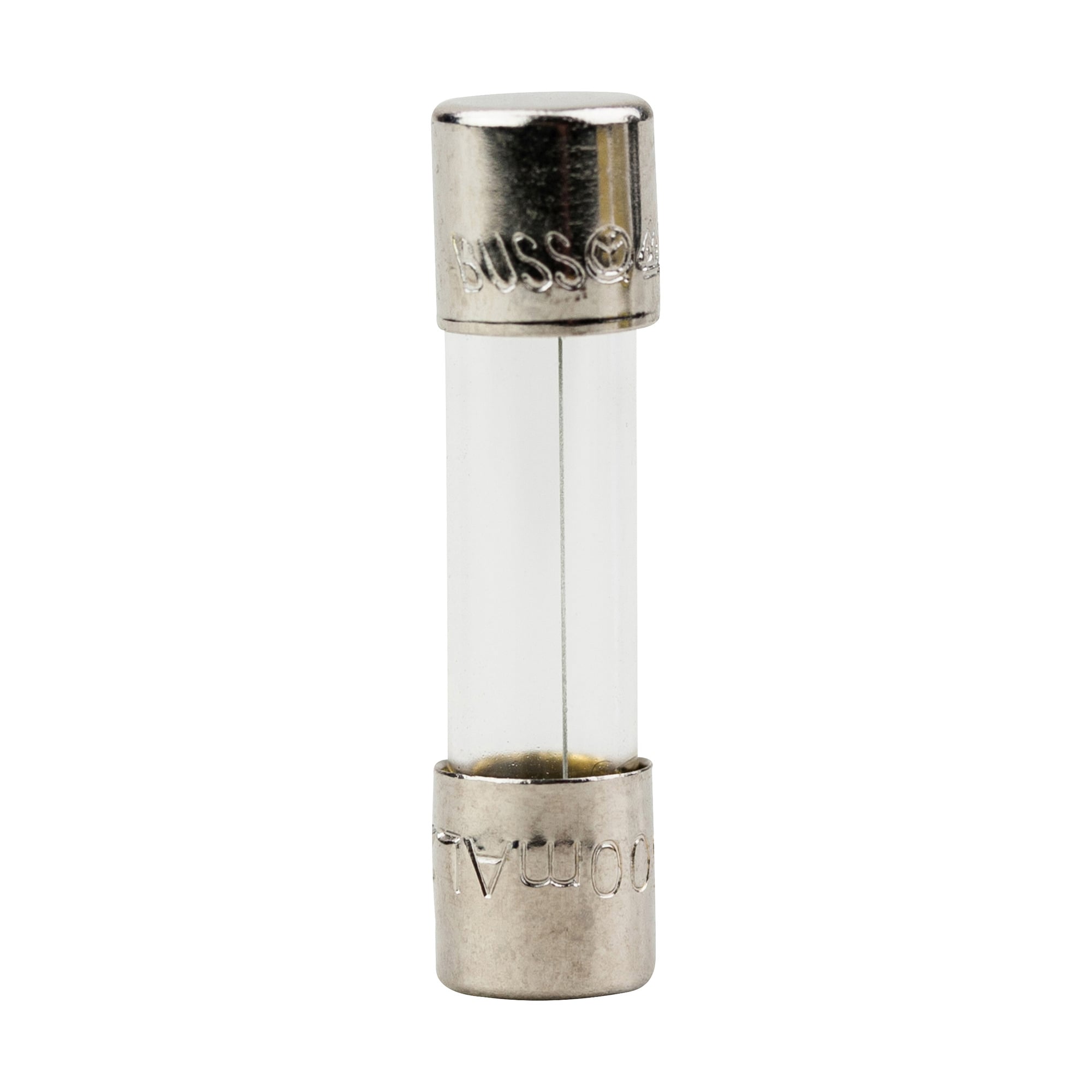 S506-500-R Low Breaking Time Delay Fuse With Nickel Plated Brass End Caps, 500 mA, 250 V AC, 35 A, Cylindrical Body