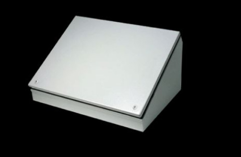 8018827 CS Series Console Enclosure, 16 in W x 11 in D x 16 in H, NEMA 12/13, Carbon Steel