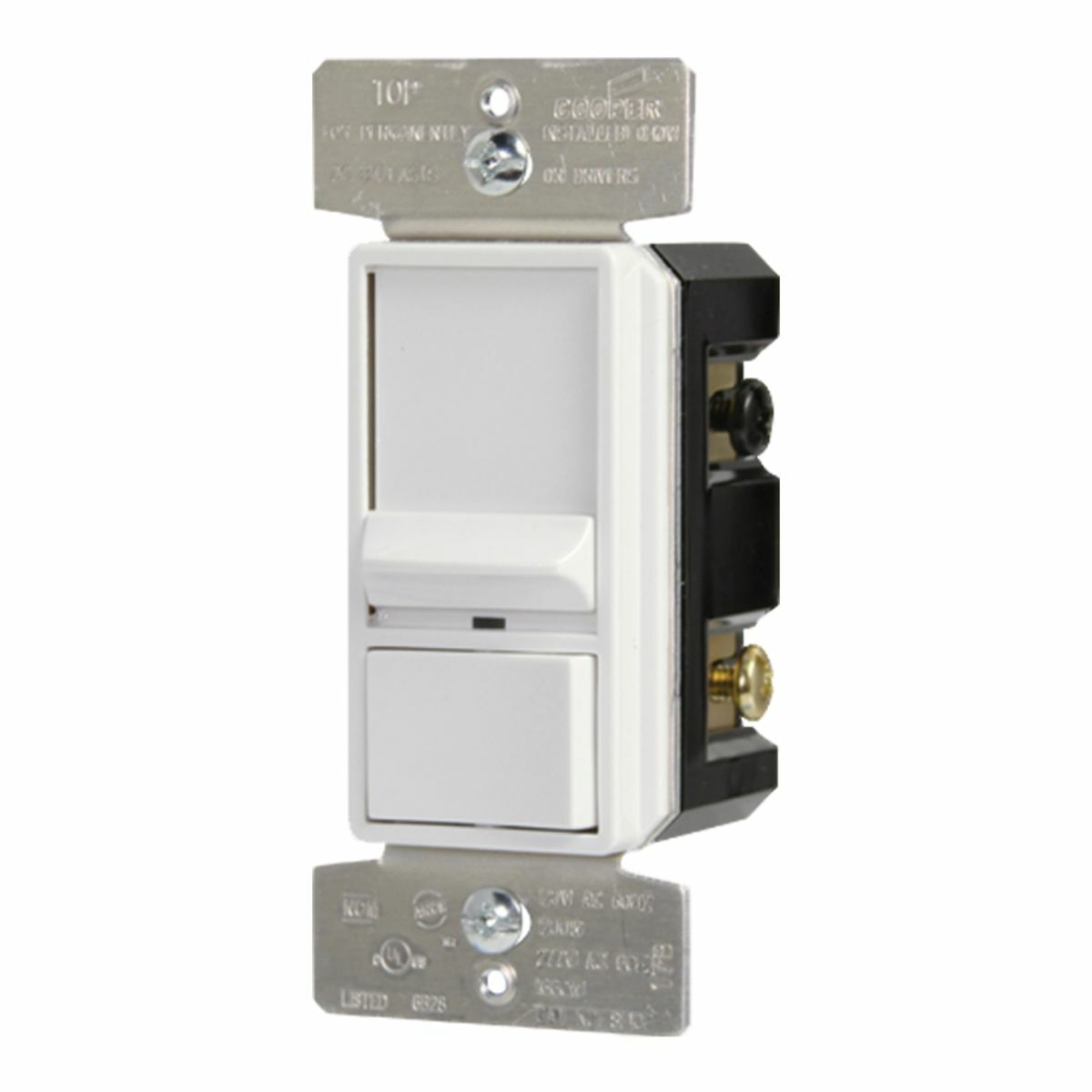 WBSD-010SLD-BK Greengate 3-Way Slide Dimmer Wallstation, 120/277 V AC, 10/6 A, 1 Pole, Black