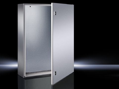 1018600 AE Series Compact Enclosure, 39 in W x 12 in D x 39 in H, NEMA 12/IP55, Stainless Steel