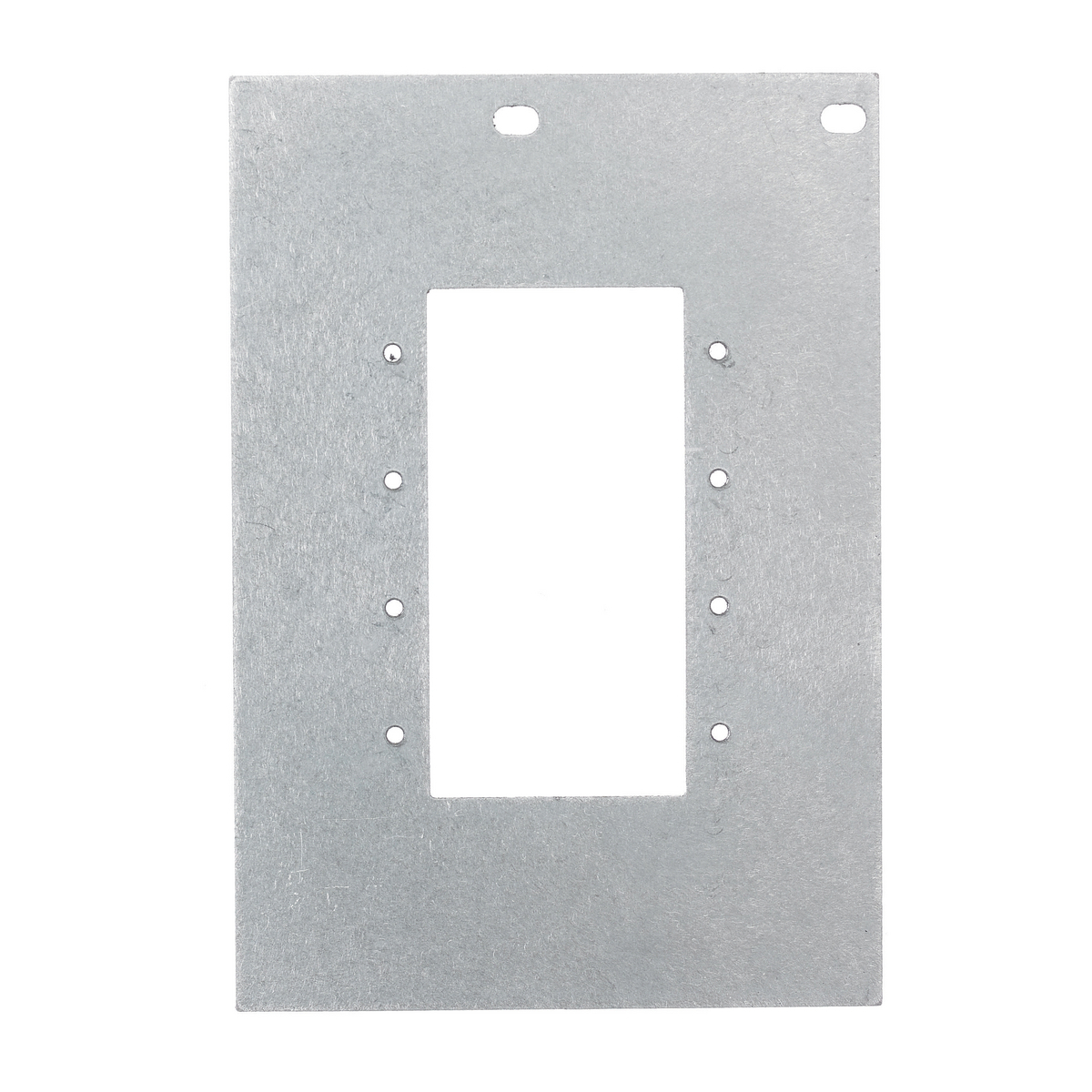 FB10MPMAAP CFB10 Mounting Plate, 10 Gangs, Galvanized Stamped Steel