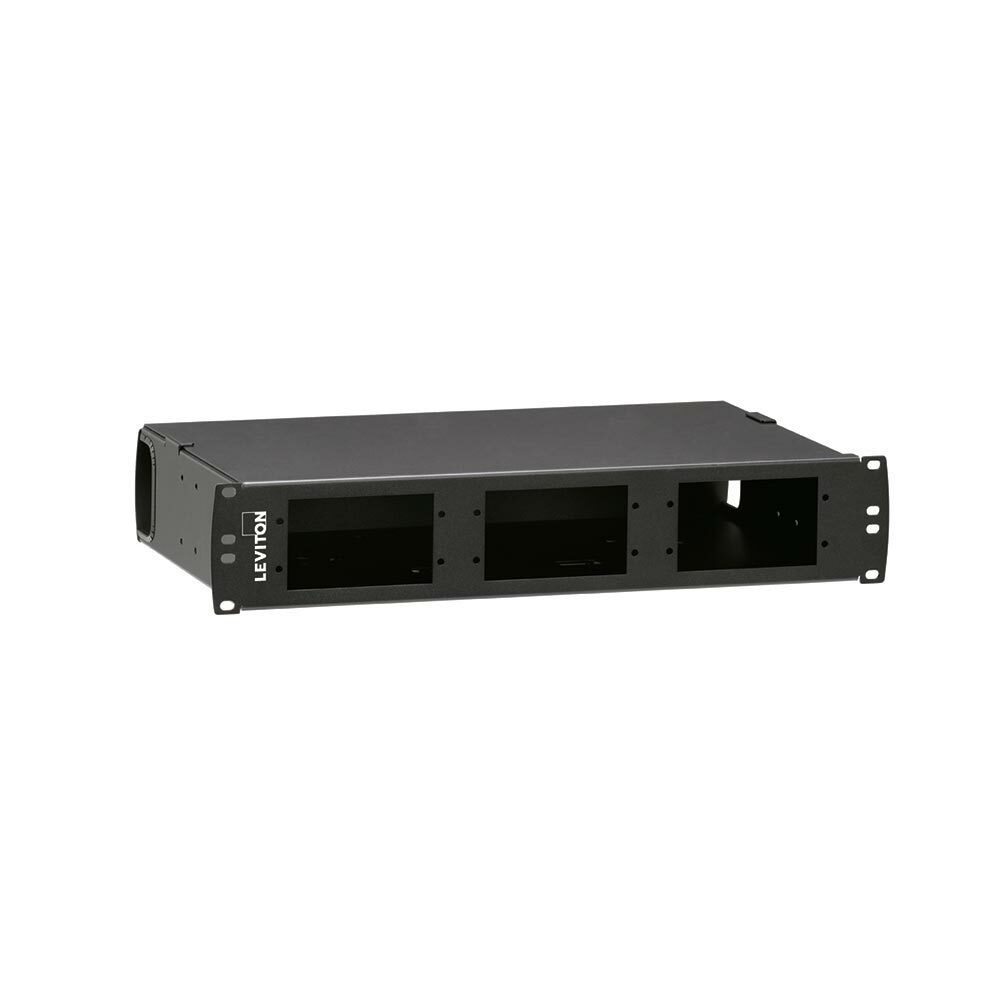 5R2UL-F06 OPT-X 500i SDX 2-RU Empty Distribution and Splice Enclosure, Steel