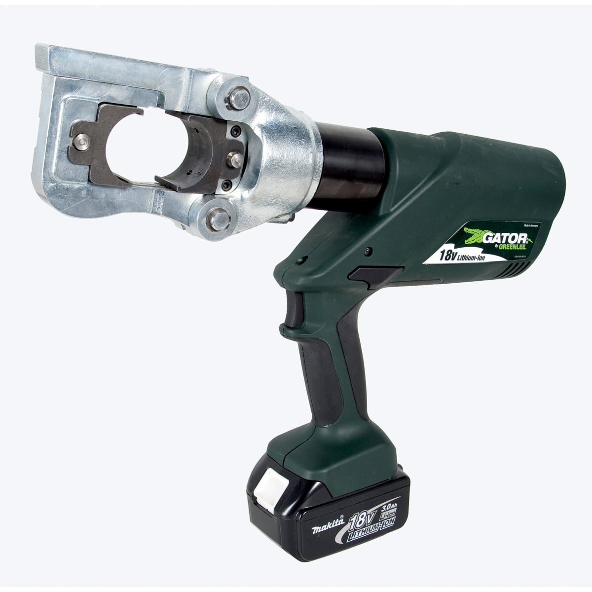 E12CCXLX11 Gator Cordless Standard Bare Tool Multi Tool Die Crimper, 750 kcmil Aluminum/Copper Crimping, 24000 lb Crimping, 18 V, Li-Ion Battery, 16-1/2 in OAL