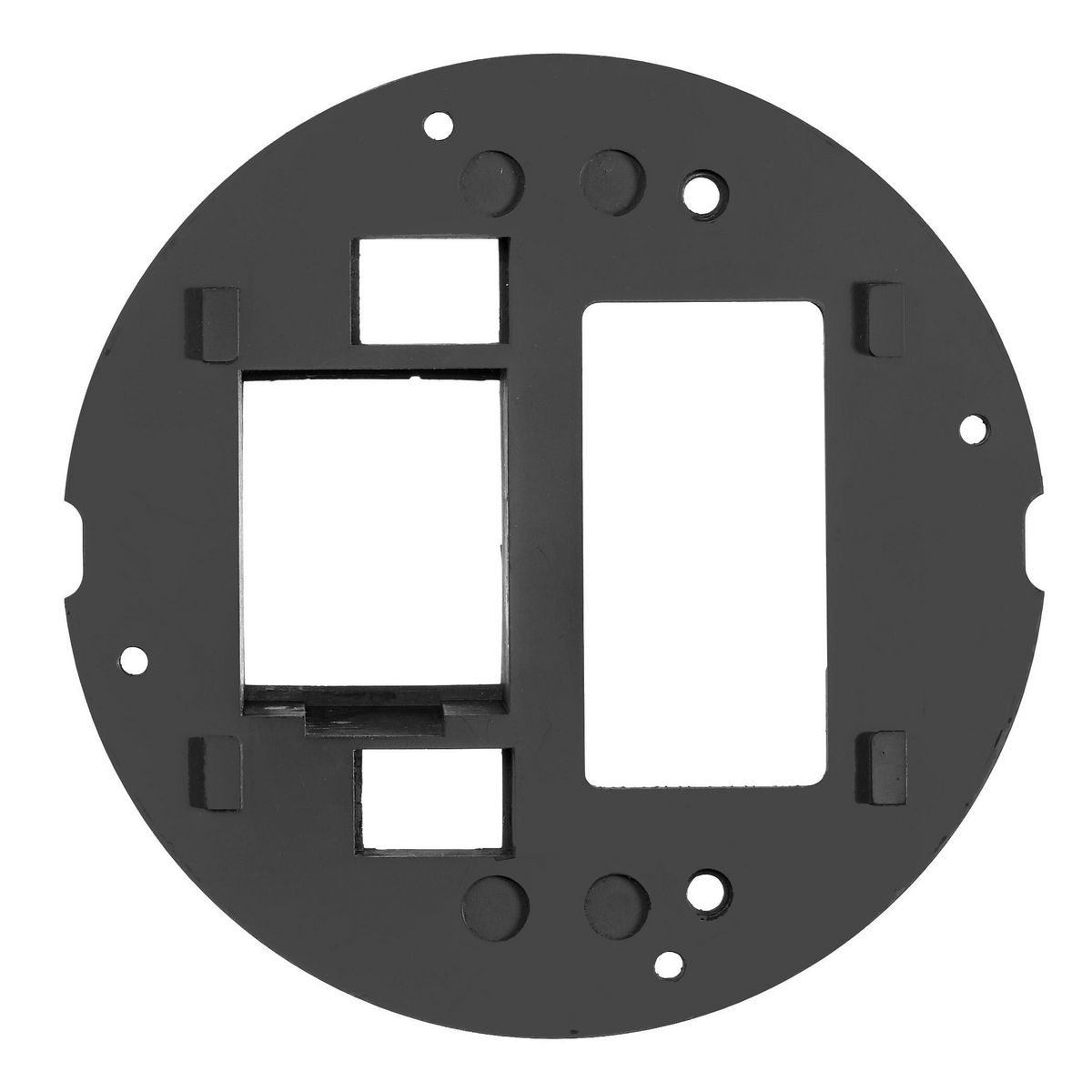 S1SPSL2IM Standard Fire-Rated Poke-Through Sub Plate, 5.36 in Dia, 2.31 in L, Cast Aluminum