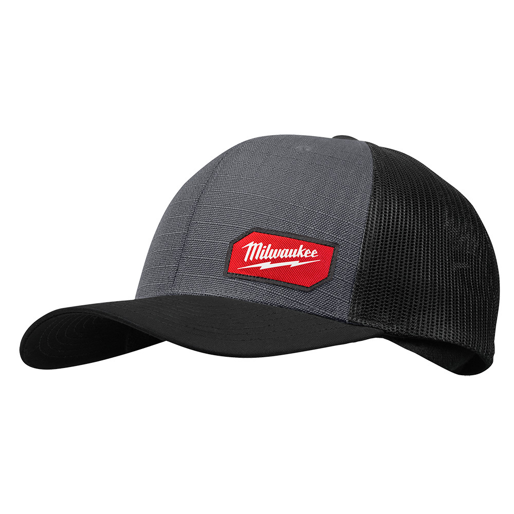505G Trucker Hat, One, Gray, Cotton/Polyester/Nylon