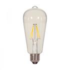 Light Bulb - 6.5 Watt ST19 LED - Clear - Medium Base - 3000K - 810 Lumens - 120 Volts
