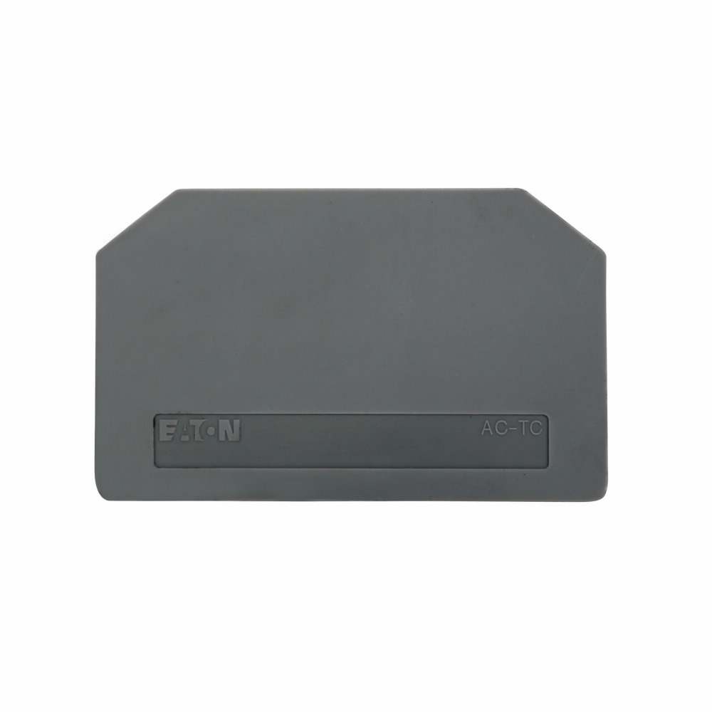 XBACTK4 End Cover, For Use With XBTKT25 Terminal Block, Gray