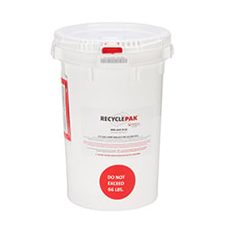 SUPPLY-193 RecyclePak Lamp Ballast Recycling Pail, 6.5 gal Container, 66 lb Capacity