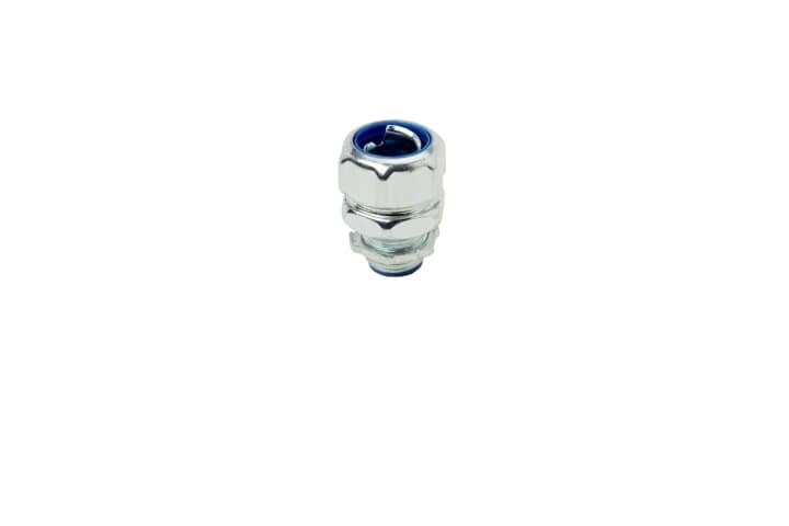 5340 T&B Insulated Straight Conduit Connector, 4 in Trade, Malleable Iron, Chromate Coated/Electro-Zinc Plated