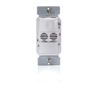 DW-103-I Wattstopper DW Series Dual Technology Multi-Way Wall Switch Occupancy Sensor, 120/230/277 V AC, Passive Infrared/Ultrasonic Sensor, 525 sq-ft Coverage
