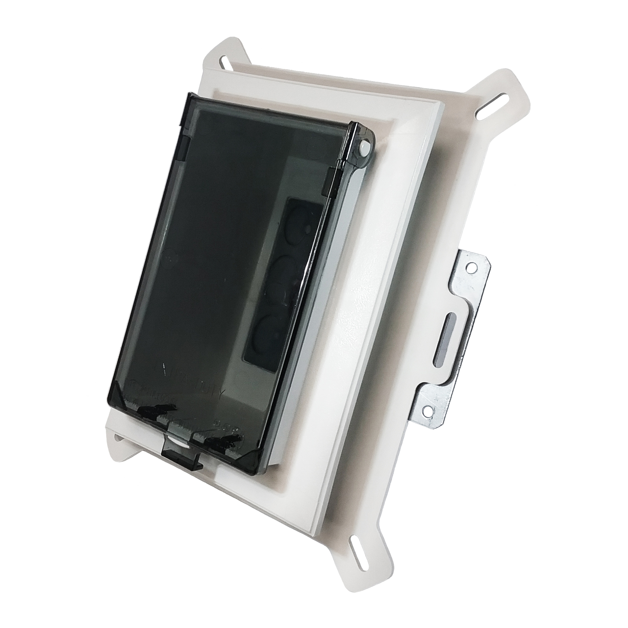 DSBVS1C InBox DB Series Low Profile Weatherproof Electrical Box, Plastic, 25 cu-in Capacity, 1 Gang, 9.058 in L x 7.012 in W x 5.129 in H