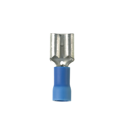 Disc,F,BlVn,.25x.032",16-14AWG,PK20