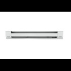 4' 240V WHITE BB TXT Reliable baseboard heaters are strong enough to be used for primary heating and versatile enough to provide supplemental warmth for cold spots and hard-to-reach areas.